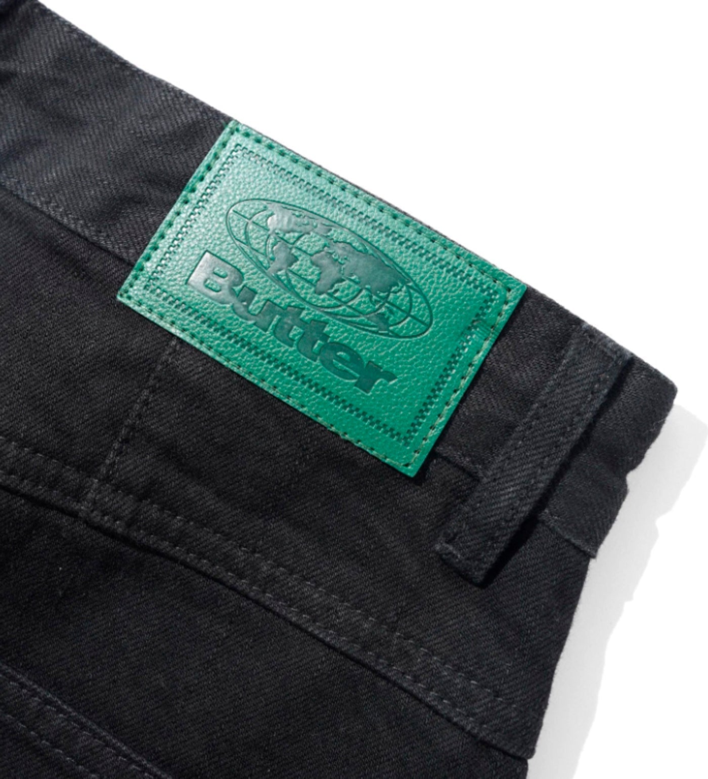 Wide Cut, Flat Black Selvedge
