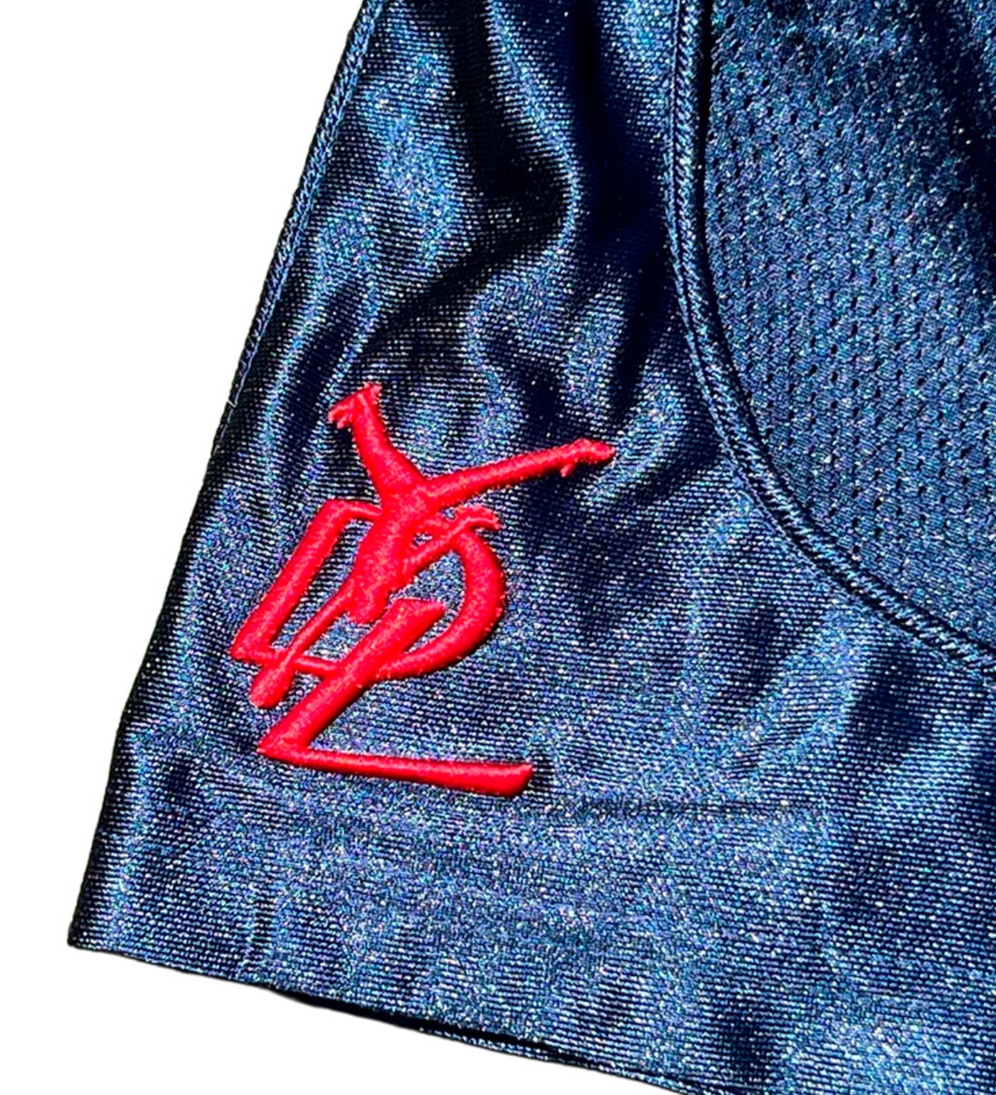 YDL Mesh #6, Navy/Red