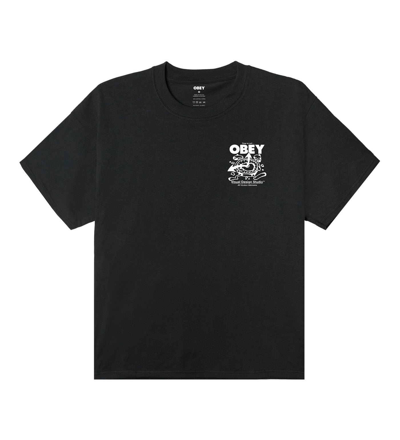 Time to Call Obey (Heavyweight), Vintage Black