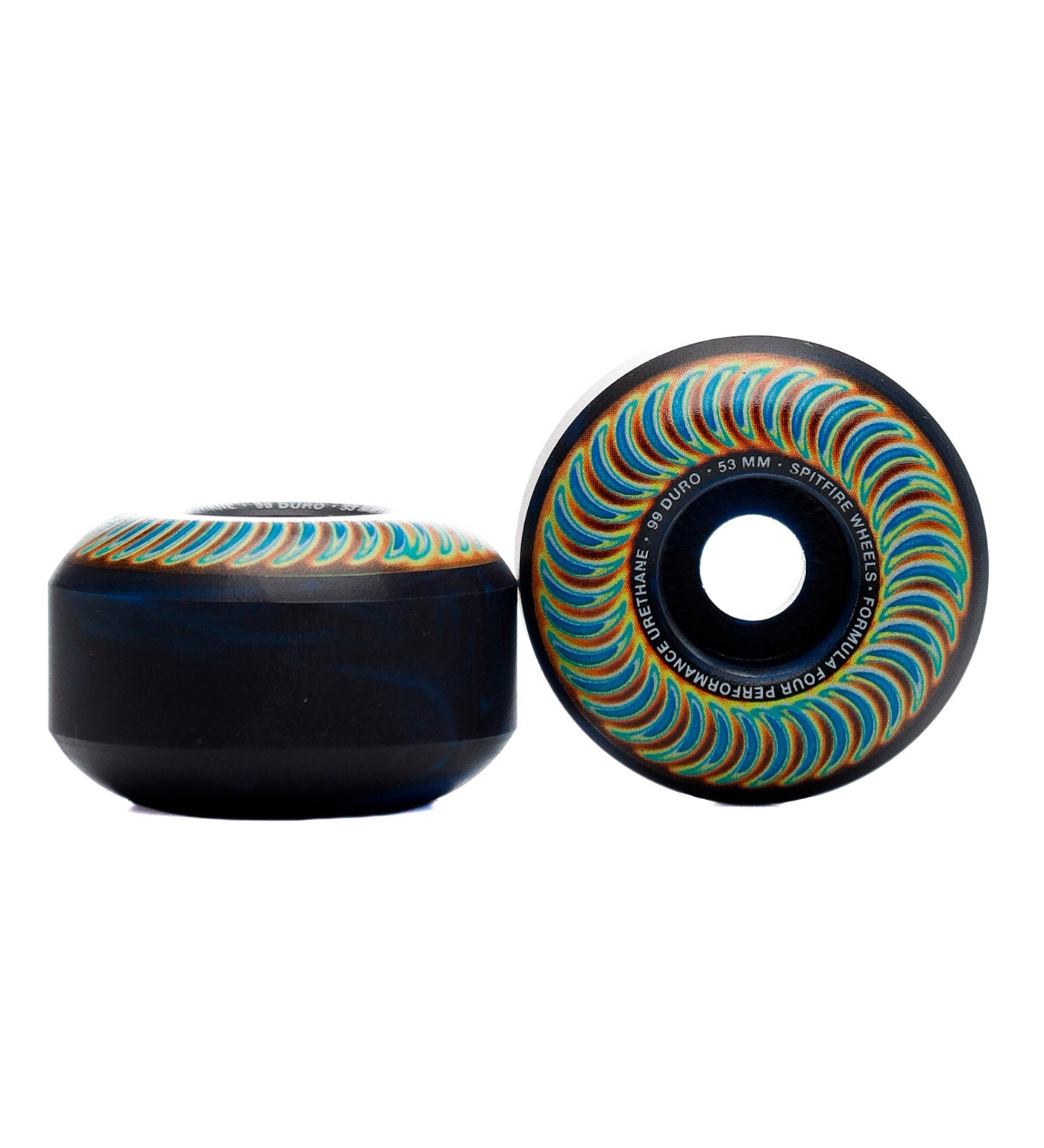 F4 Radioactive Classic 99a, Black/Blue Swirl