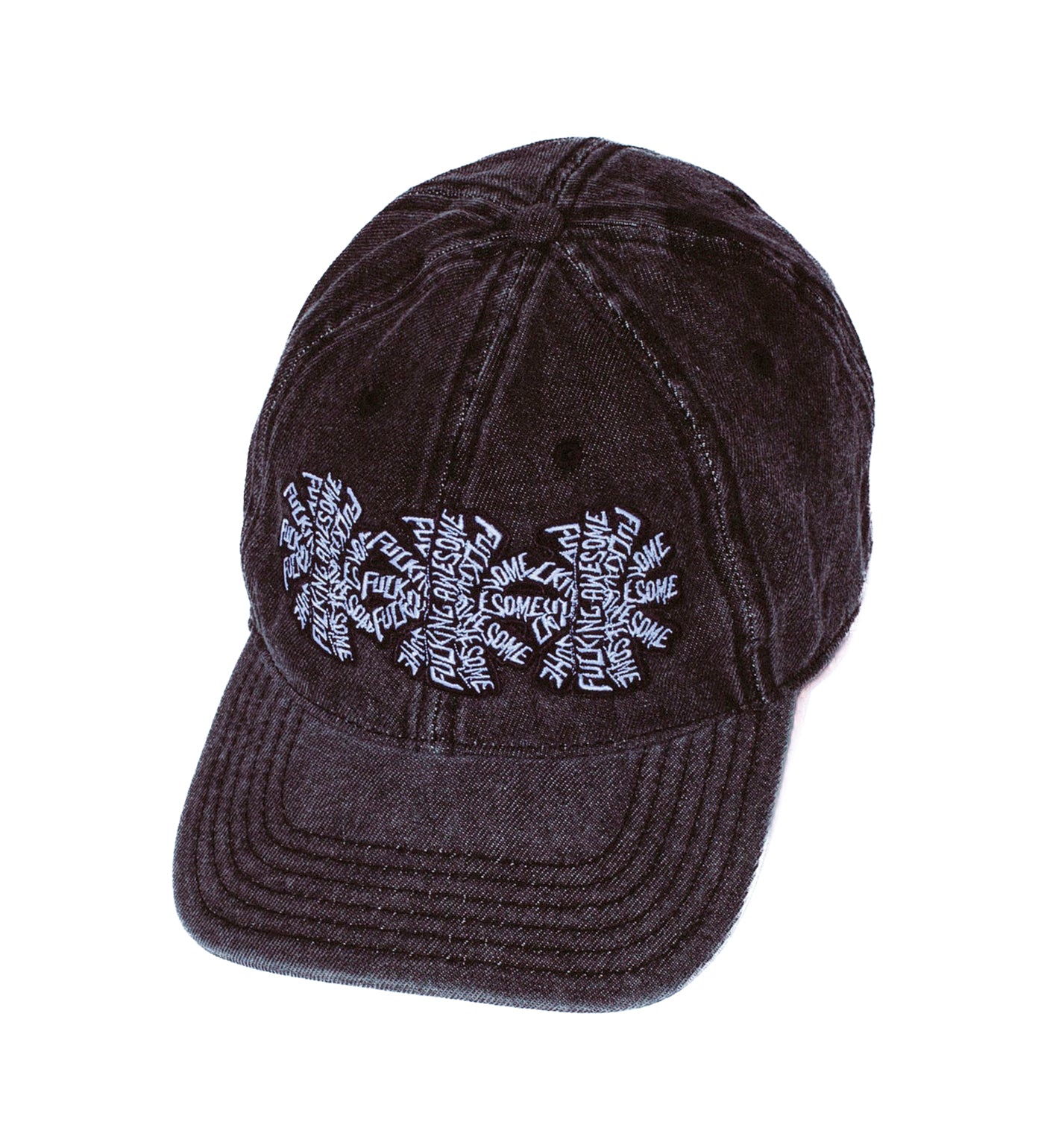 Three Spiral, Washed Black Denim