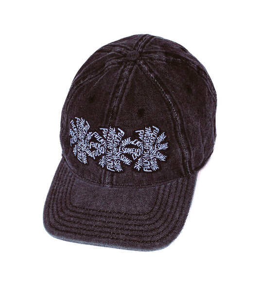 Three Spiral, Washed Black Denim