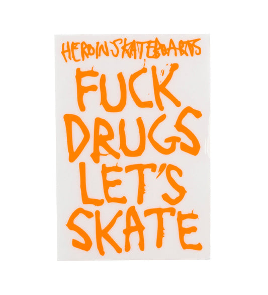 F Drugs - Let's Skate, Clear/Orange