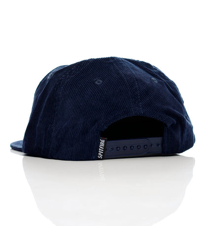 Demon Script, Navy/Red