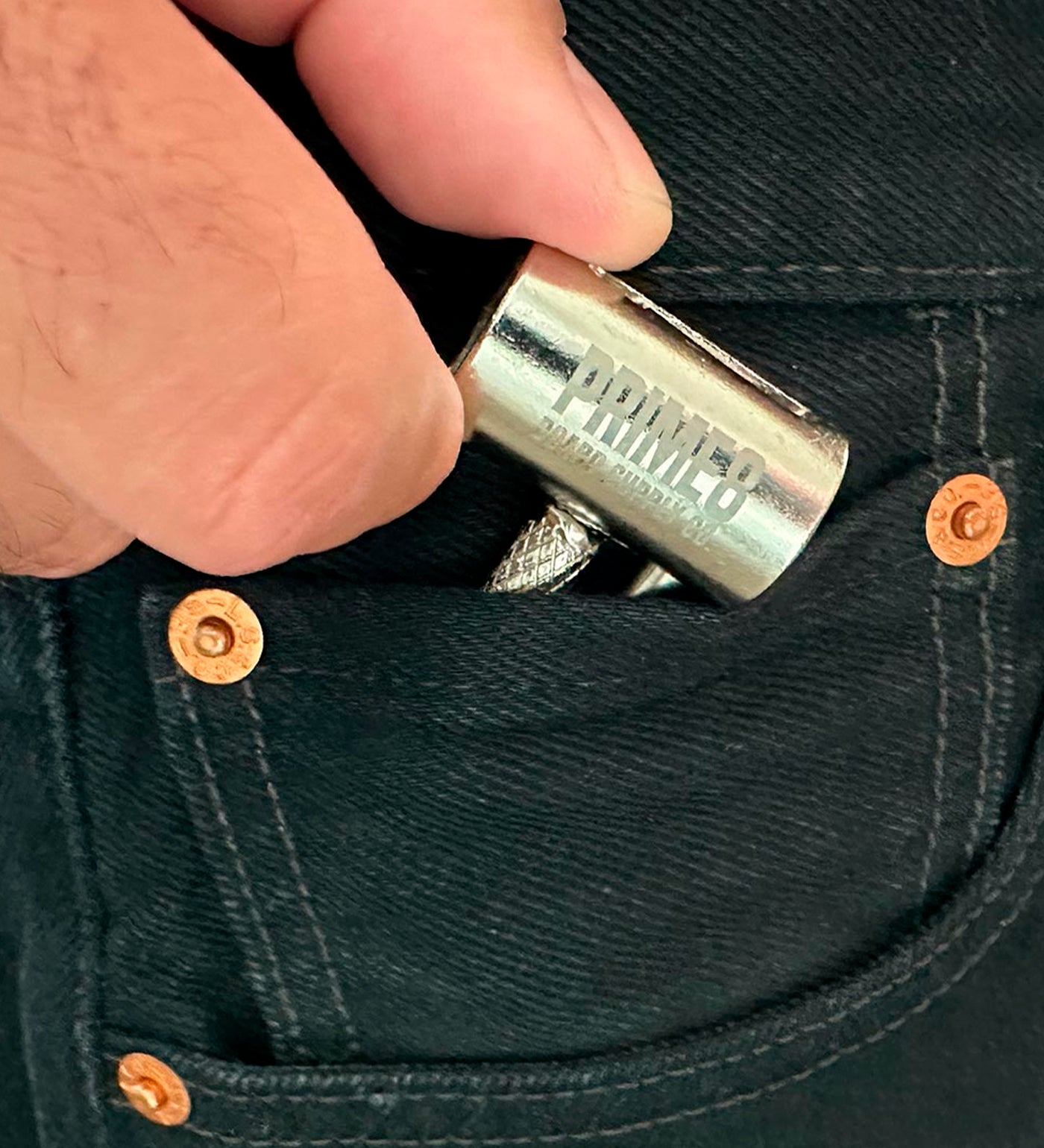 Prime8 Coin Pocket Tool, Silver