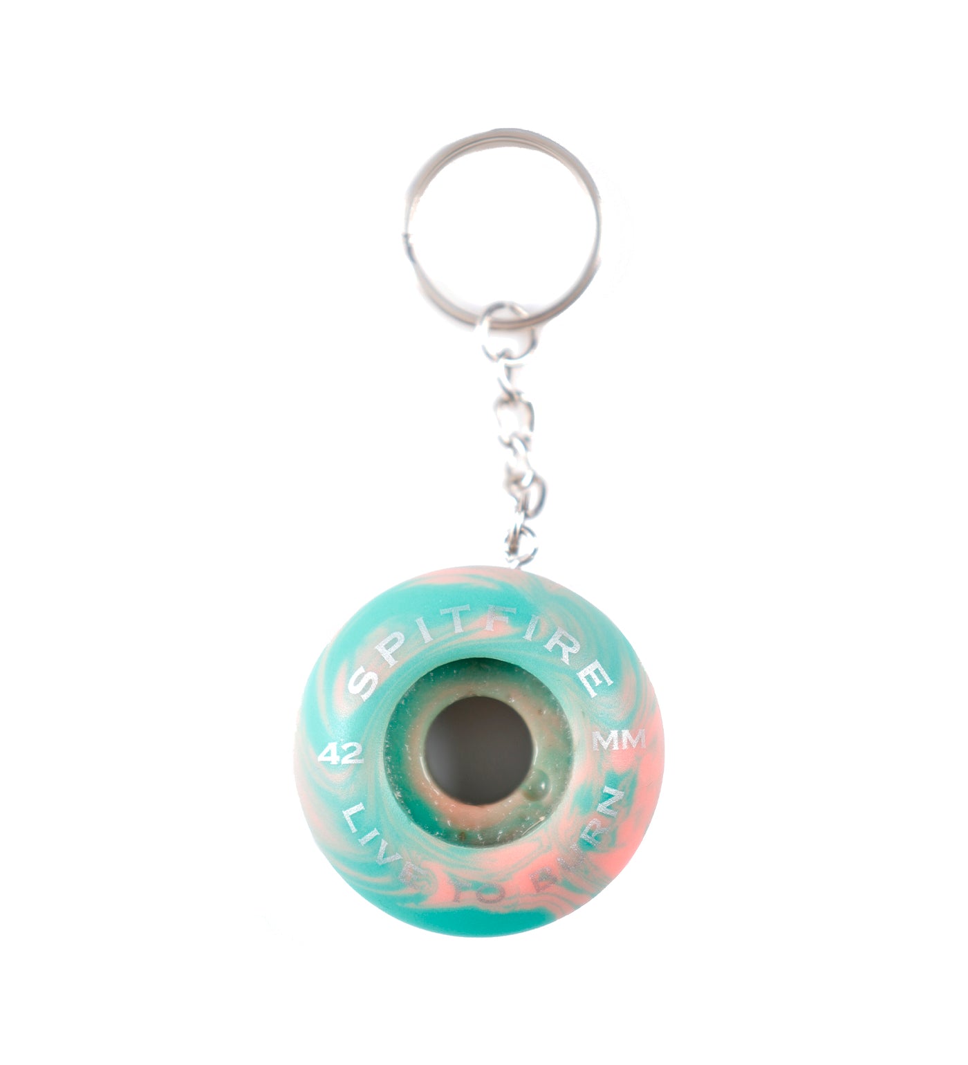 Classic Wheel Key, Hot Pink/Mint Swirl