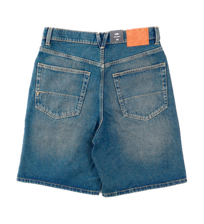 Check-5 Baggy Jort, Dirty Medium Indigo