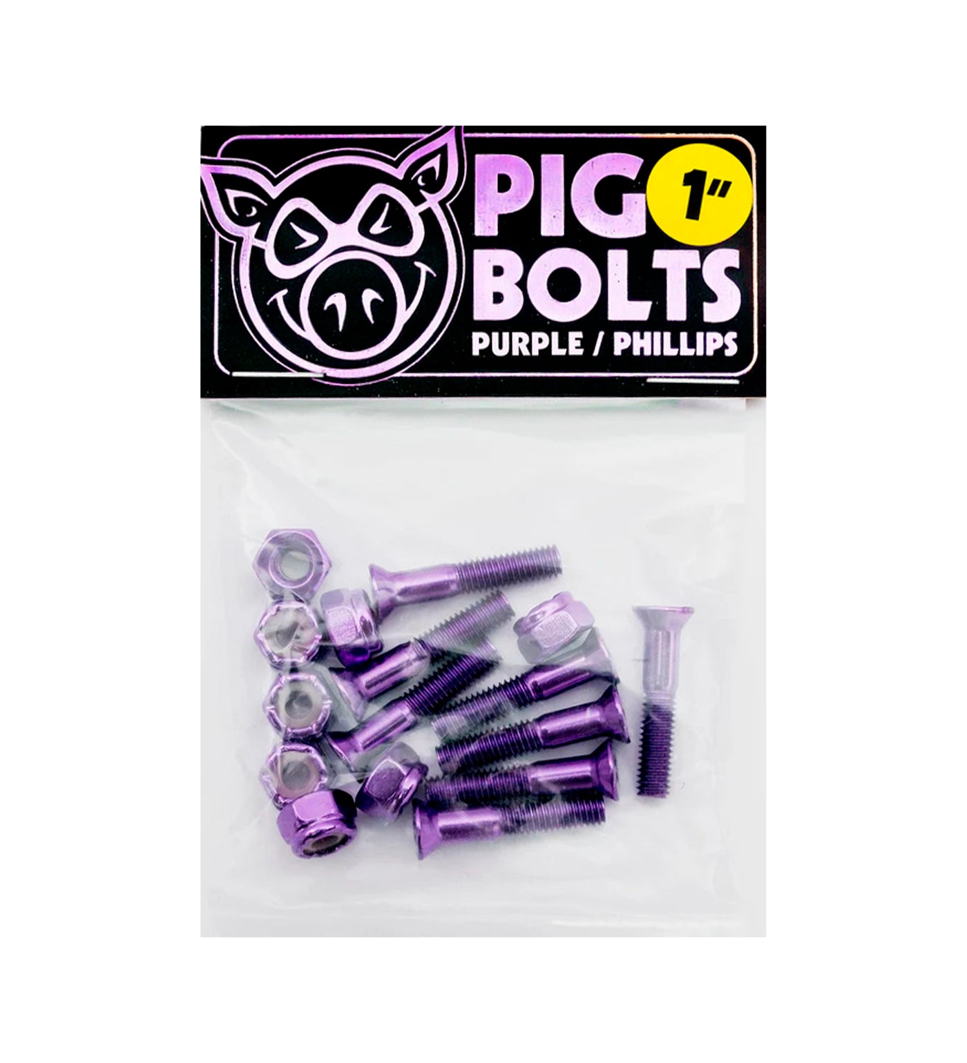 Phillips 1", Anodized Purple