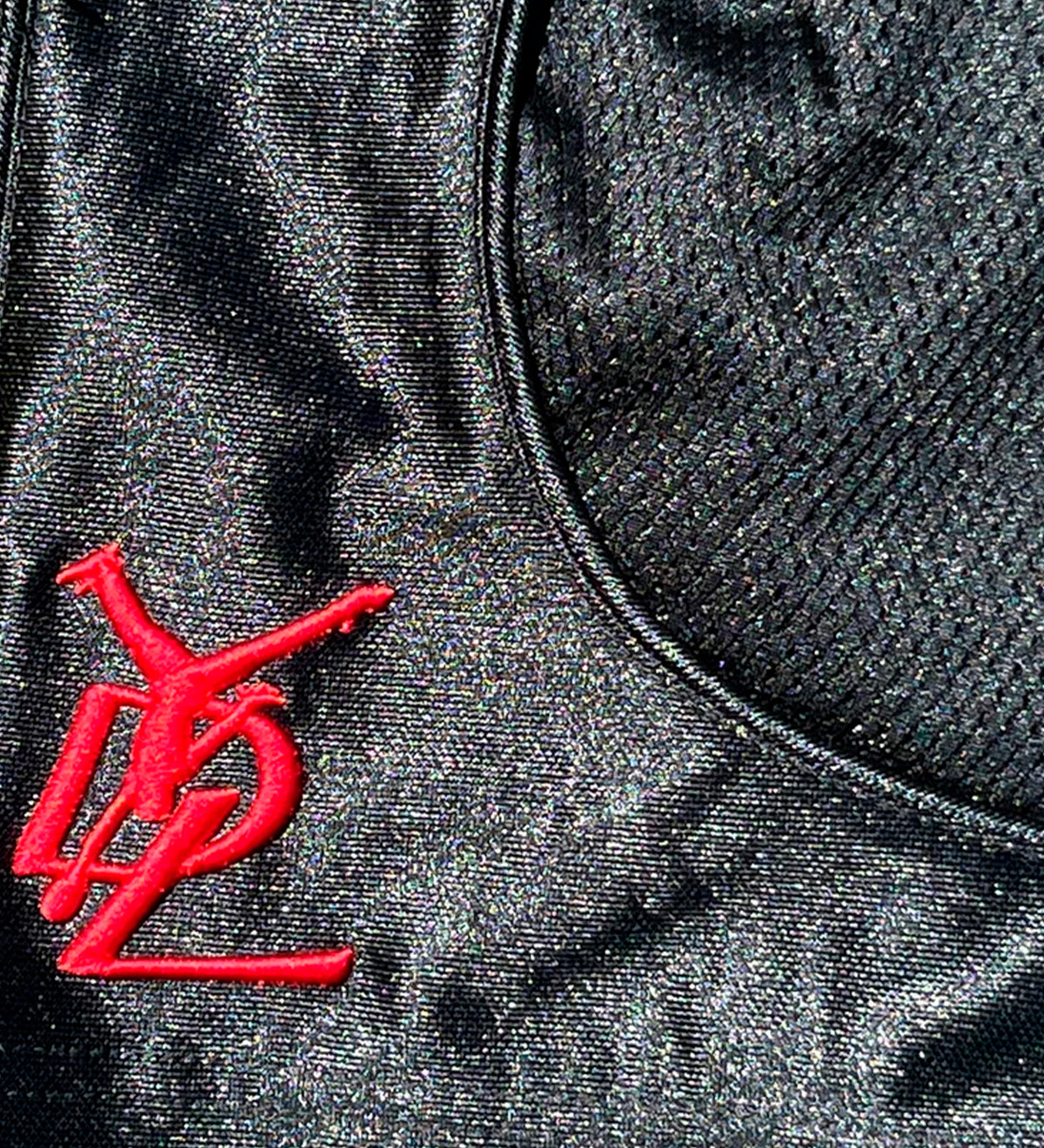 YDL Mesh #6, Black/Red