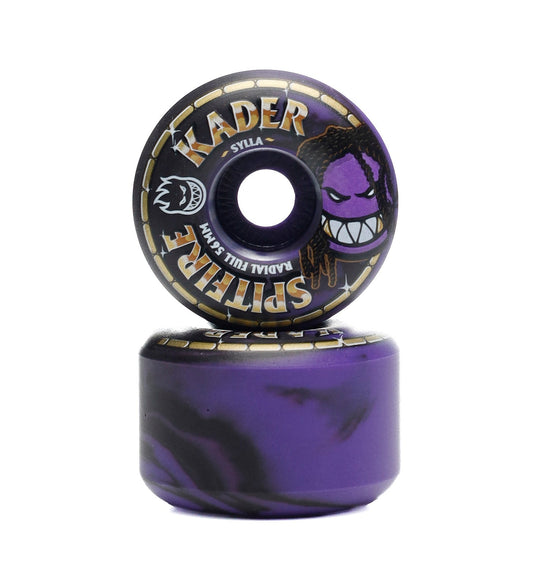 F4 Kader Sylla Rolly Radial Full 99a, Black/Purple Swirl, Noir/Mauve