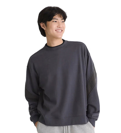 Retro Sport Crew, Charcoal Grey