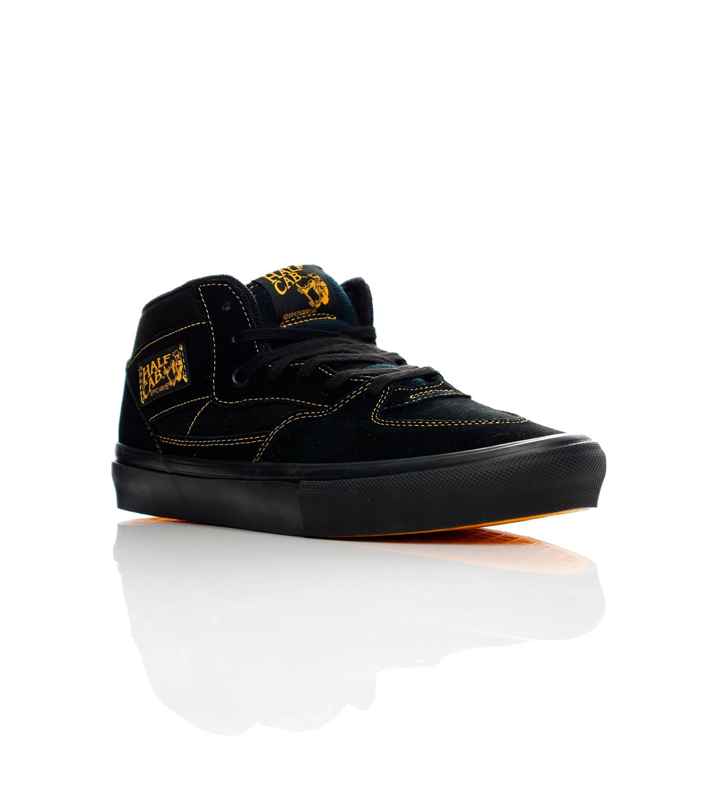 Skate Half-Cab, Black/Mustard