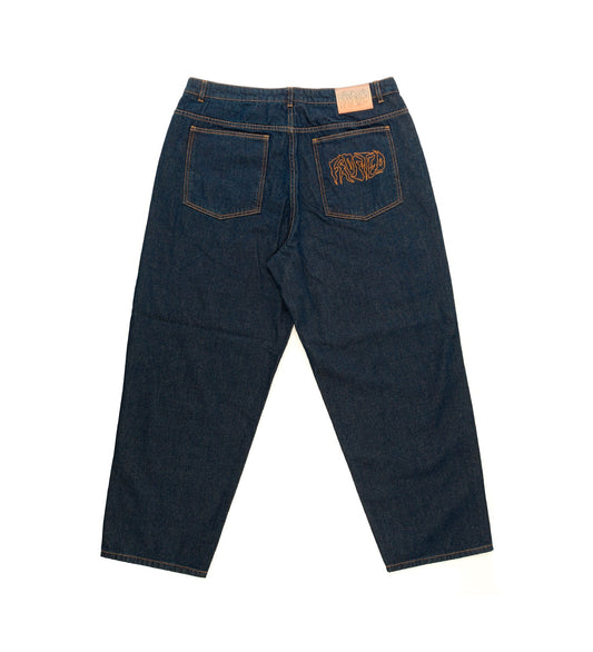 Wavy, Selvedge Blue