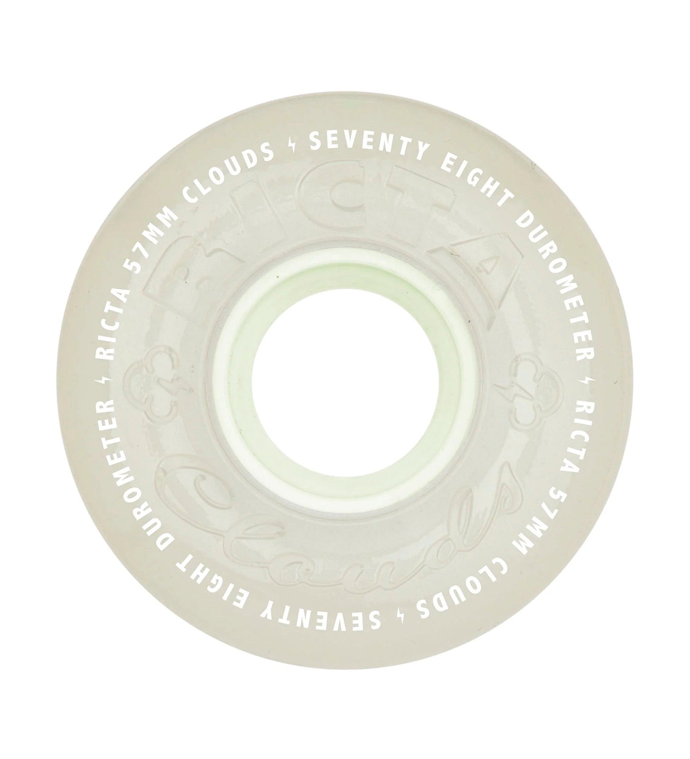Clouds 78a, Transparent Aqua Glow in The Dark