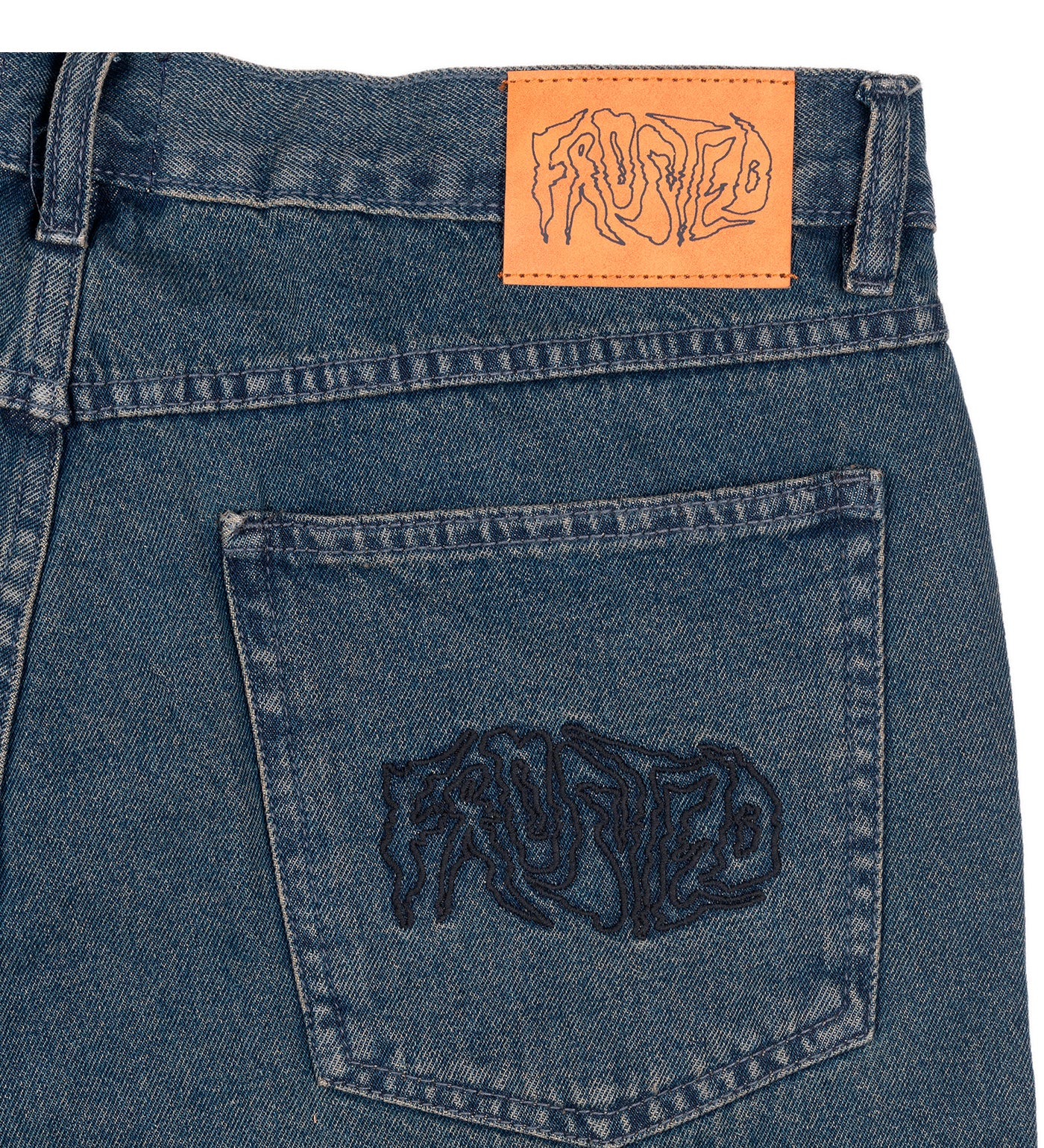 Wavy Jort, Indigo Blue