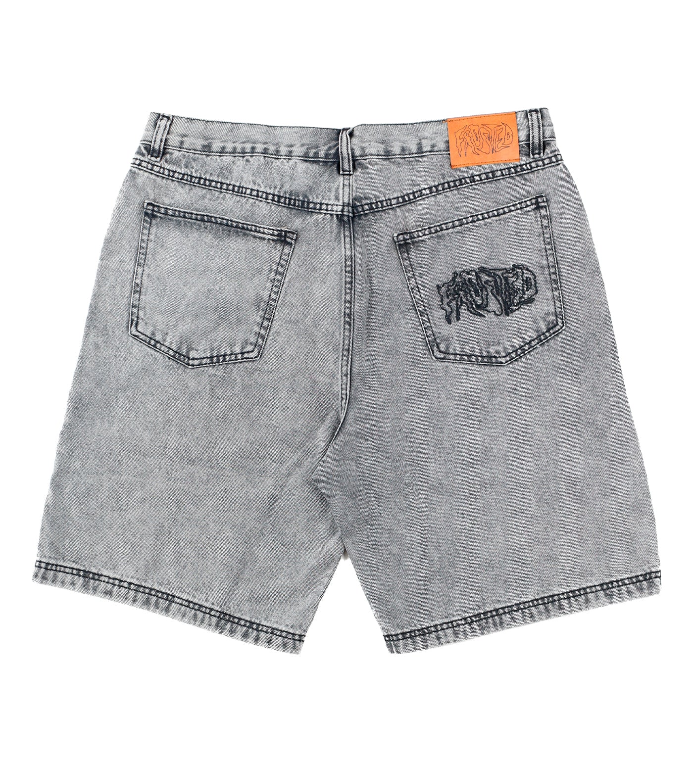 Wavy Jort, Acid Grey
