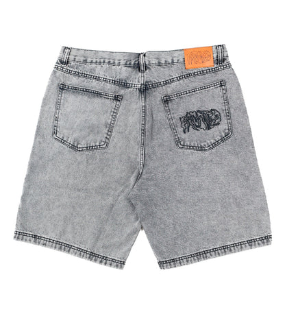 Wavy Jort, Acid Grey