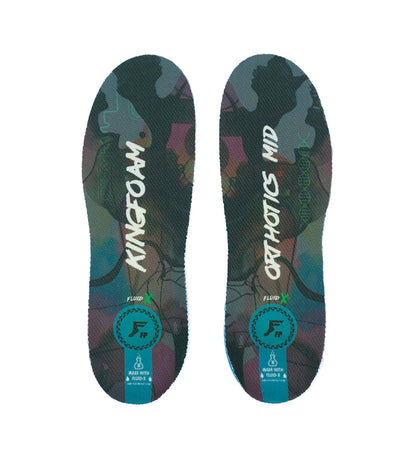Kingfoam Orthotics Fluidx, Black/Camo/Grey