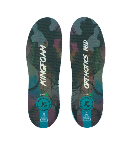 Kingfoam Orthotics Fluidx, Black/Camo/Grey