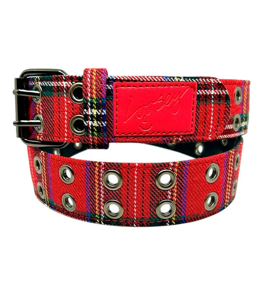 Plaid Red (Grommet Hole), Red