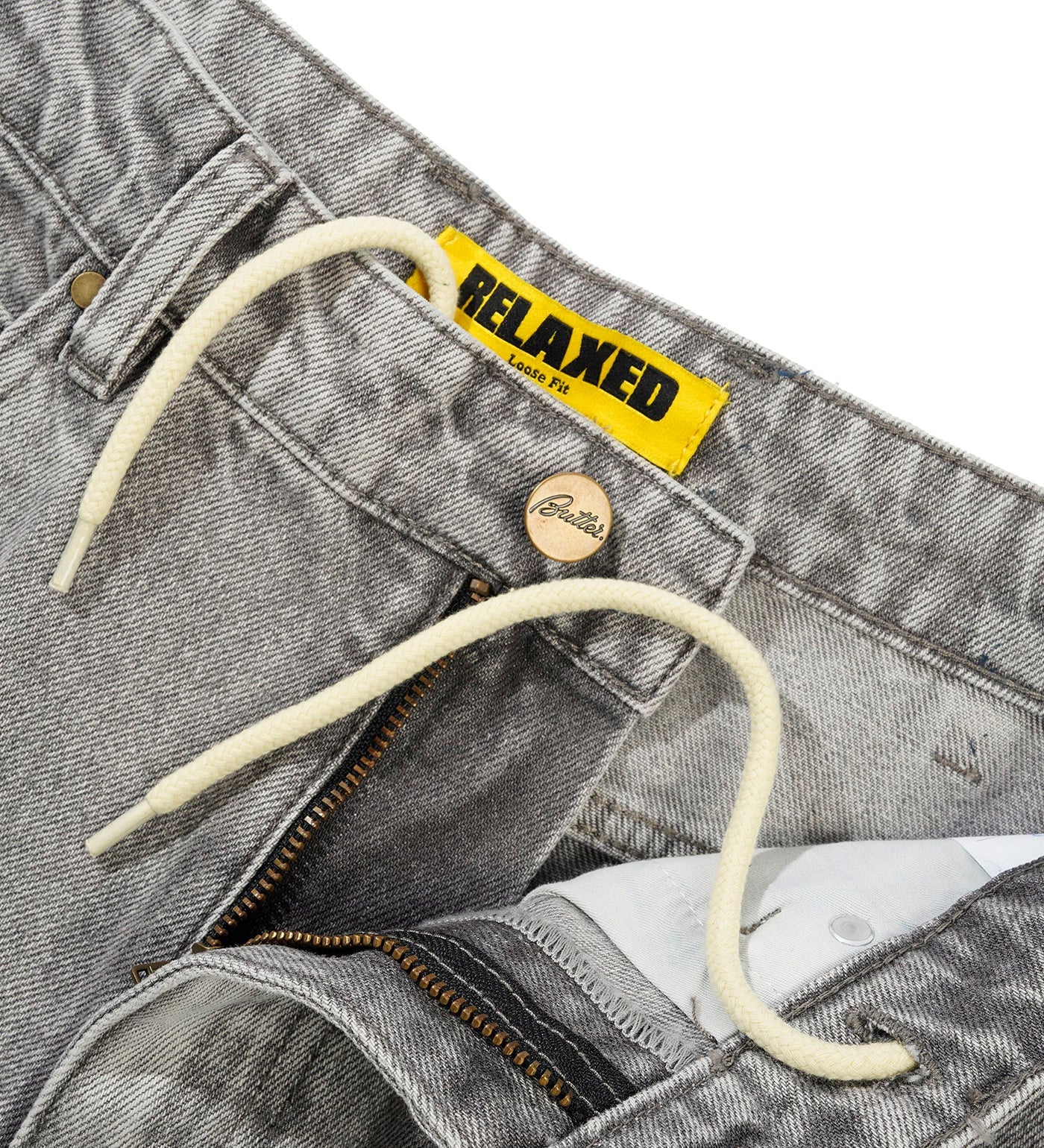 Racer - RELAXED, Grey Wash