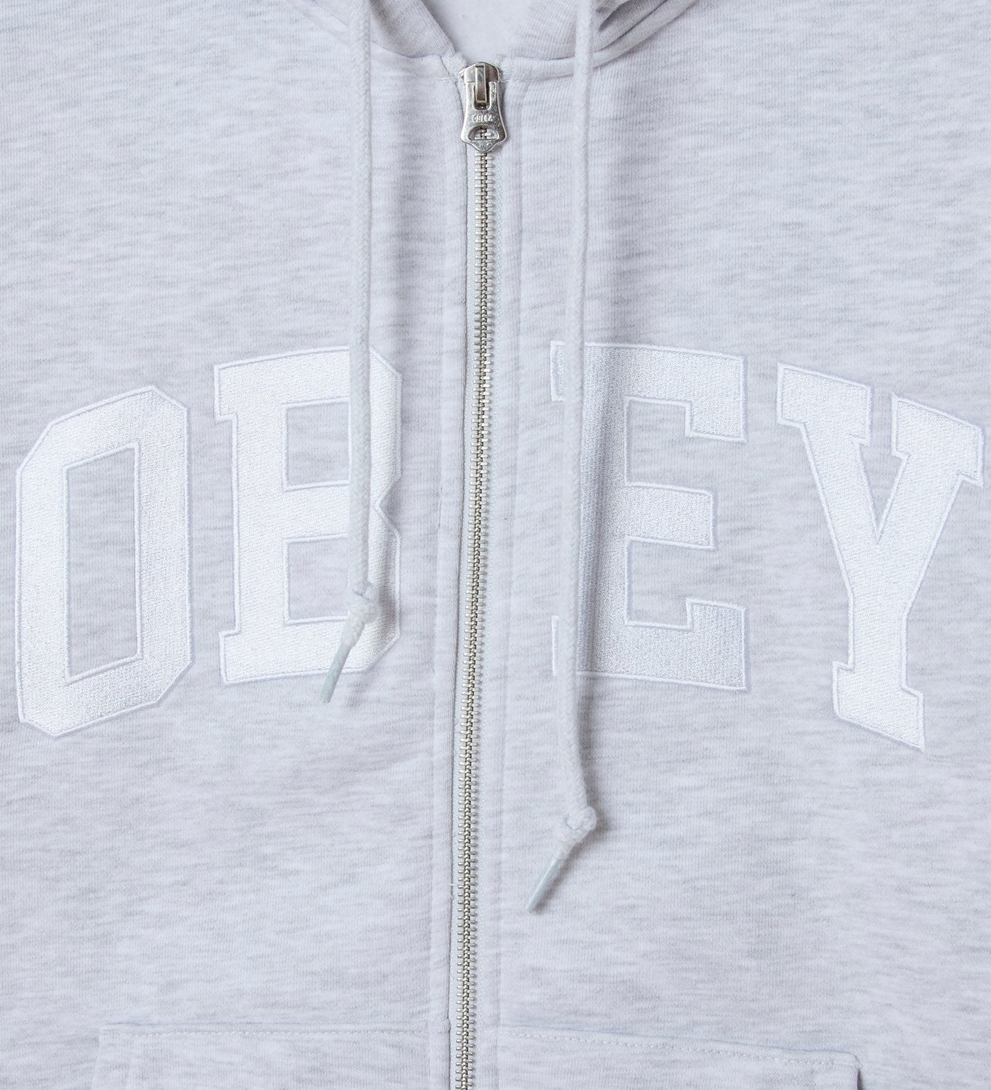 Collegiate Zip, Ash Grey