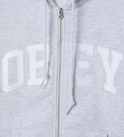 Collegiate Zip, Ash Grey