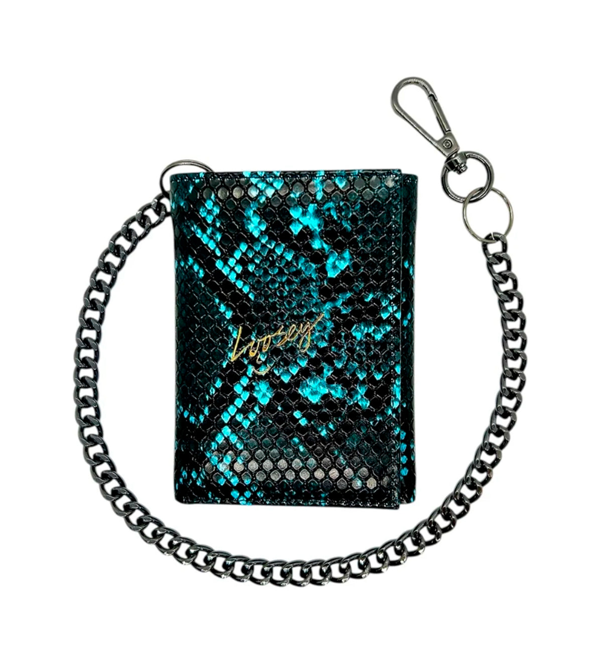 Chain Gang Snakeskin, Blue