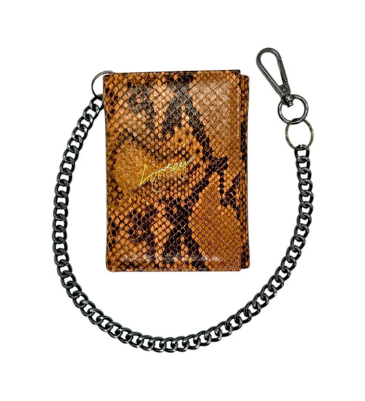 Chain Gang Snakeskin, Brown