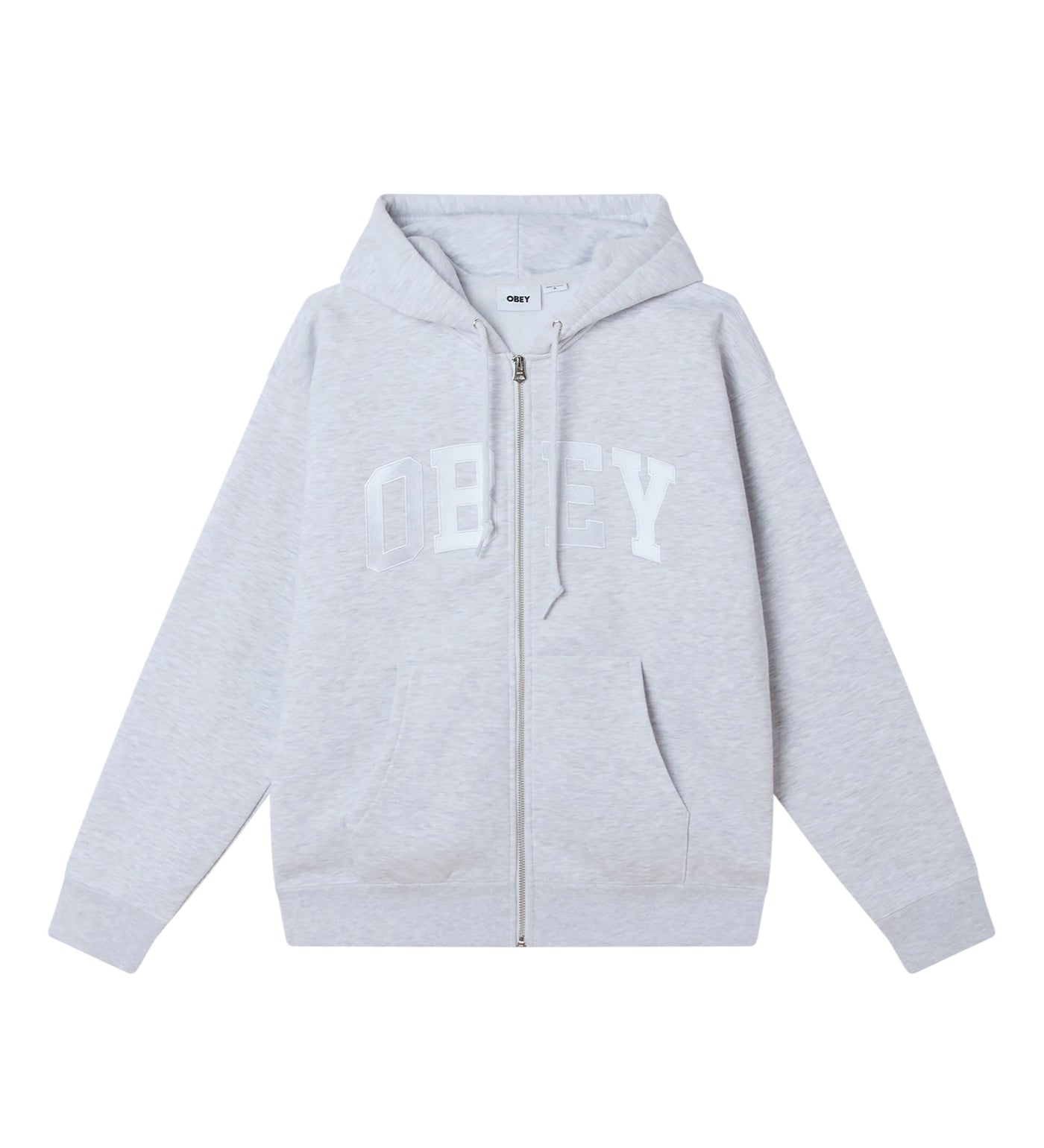 Collegiate Zip, Ash Grey