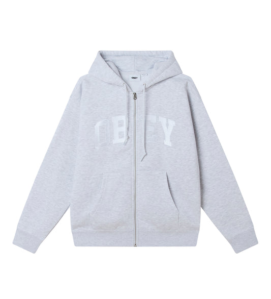 Collegiate Zip, Ash Grey
