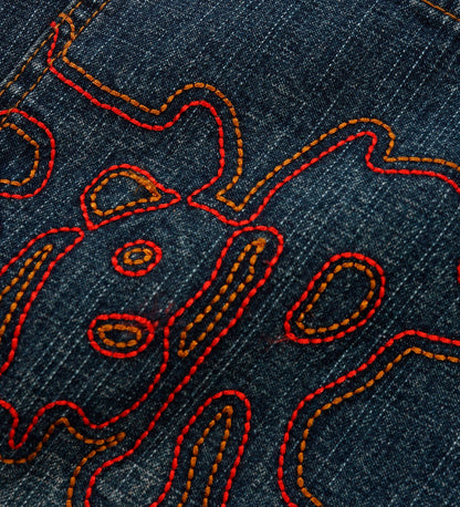 Blotch - BAGGY, Streaky Navy