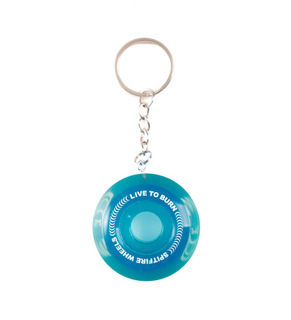 Sapphire Wheel Key, Translucent Blue