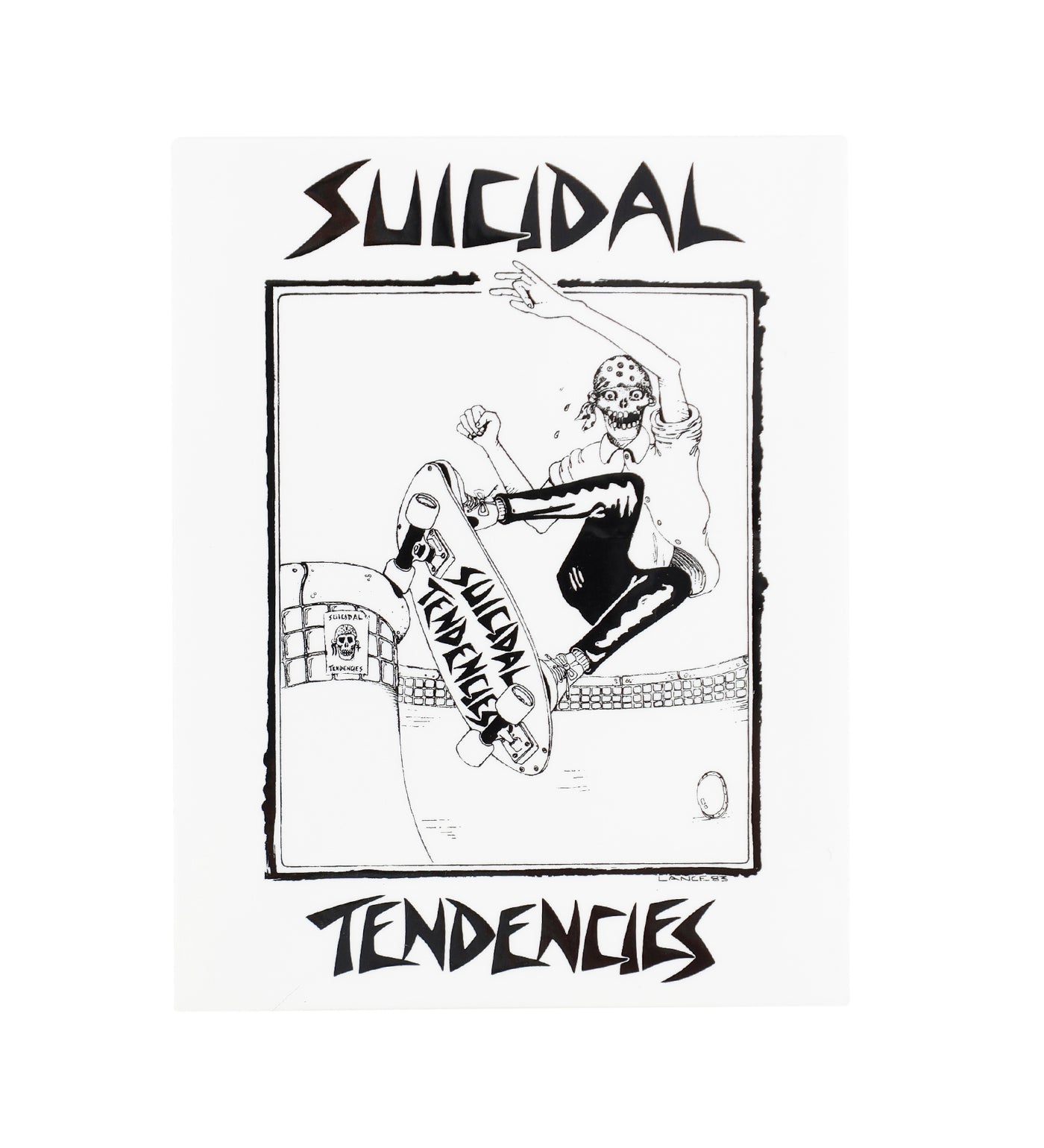 x Suicidal Tendencis - Lance Mountain, White/Black