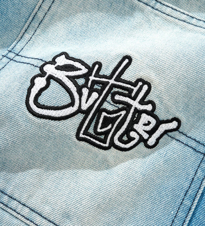 Scribble, Faded Light Blue