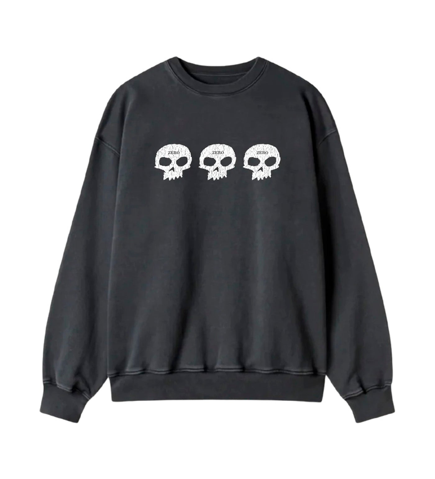 3 Skull Crew (Vintage Premium Print), Black/White