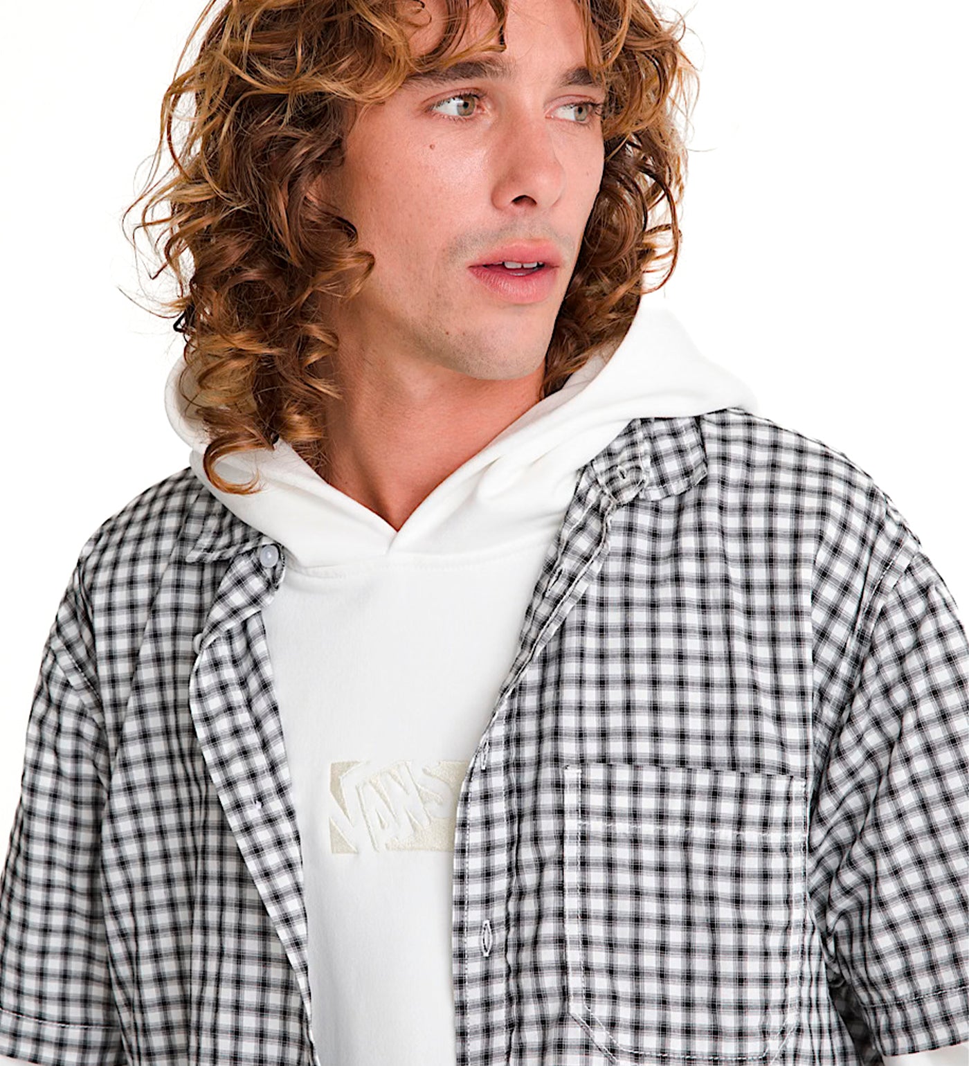 Larkspur Mini, White/Black