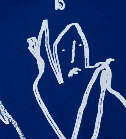 Doodle (Contrast), Ultramarine/White