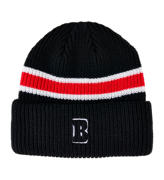 B Logo, Black