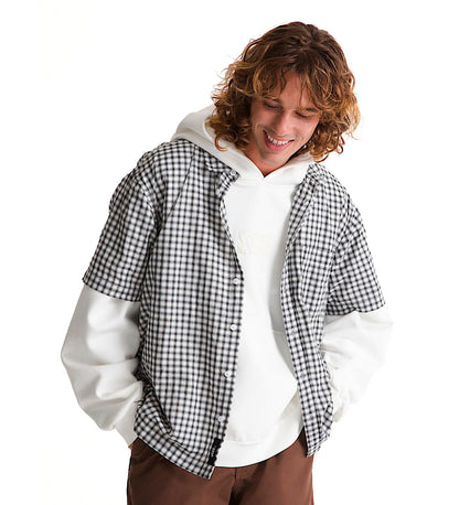 Larkspur Mini, White/Black