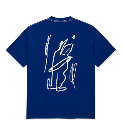 Doodle (Contrast), Ultramarine/White