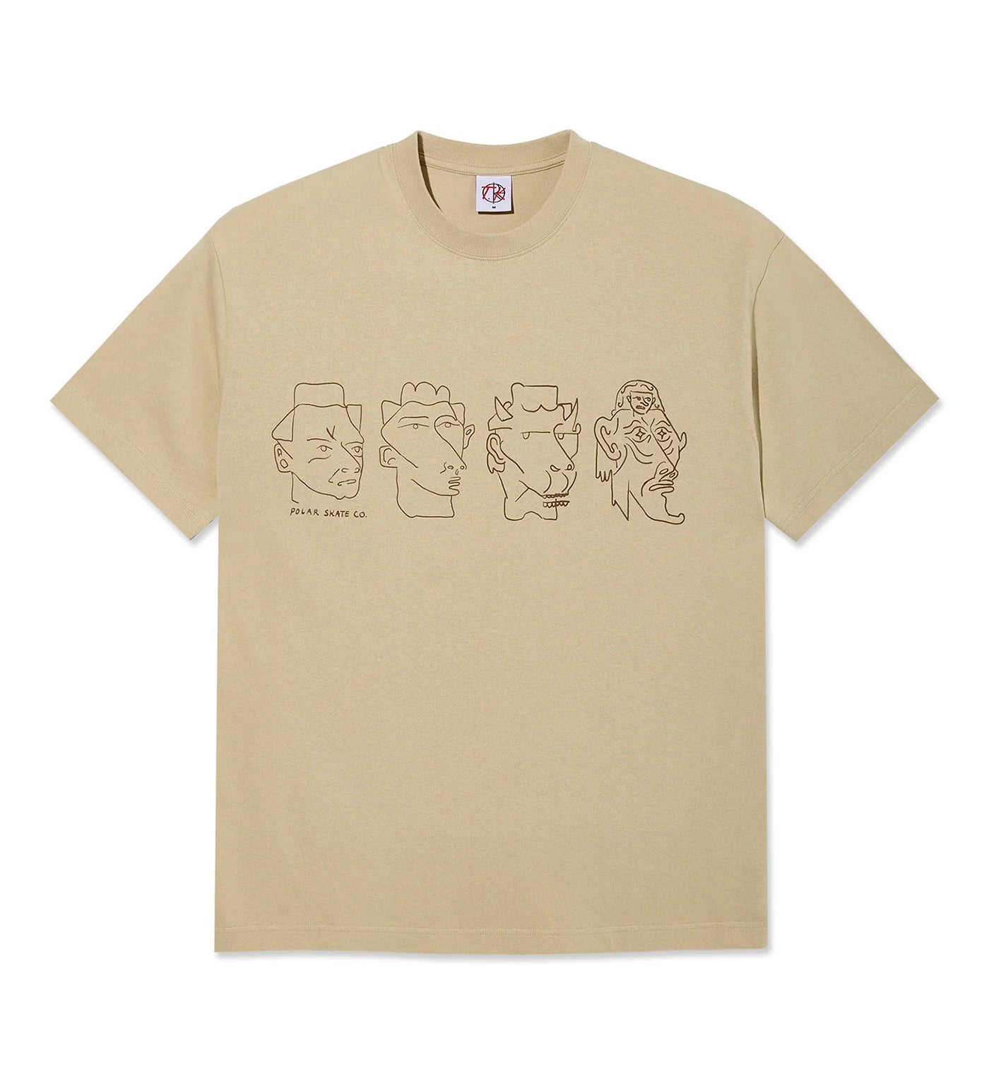 8 Heads (Contrast), Sand/Brown