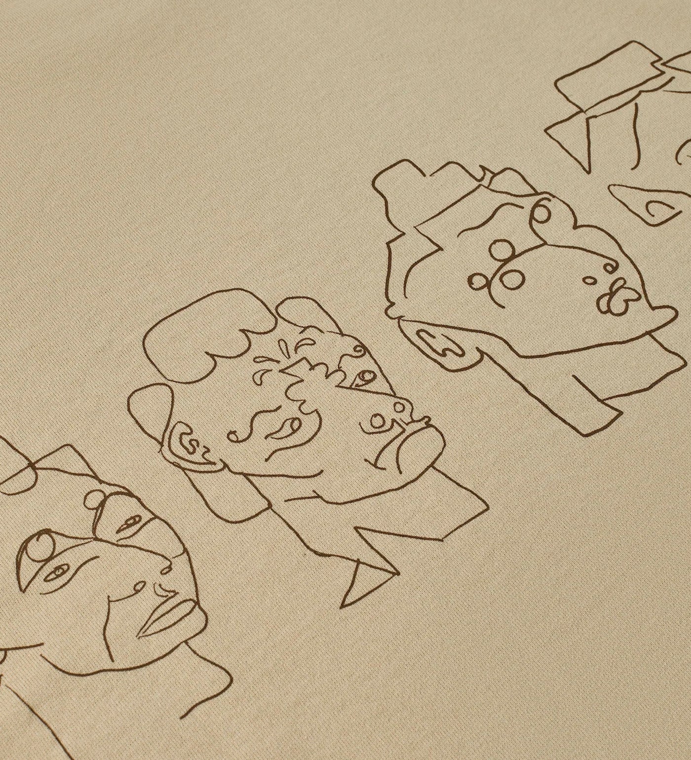 8 Heads (Contrast), Sand/Brown