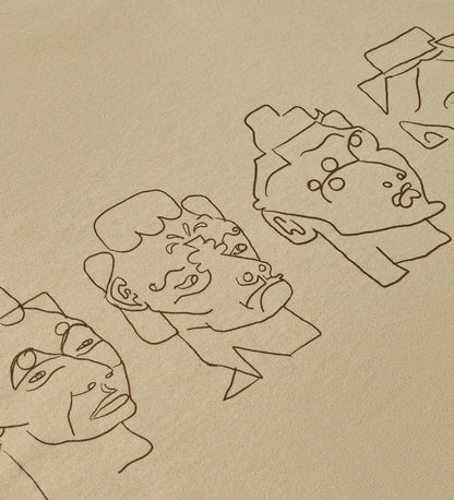 8 Heads (Contrast), Sand/Brown