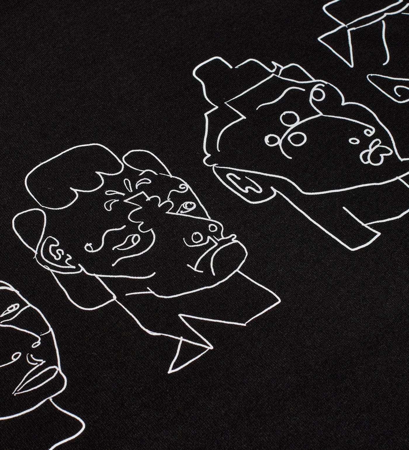 8 Heads (Contrast), Black/White