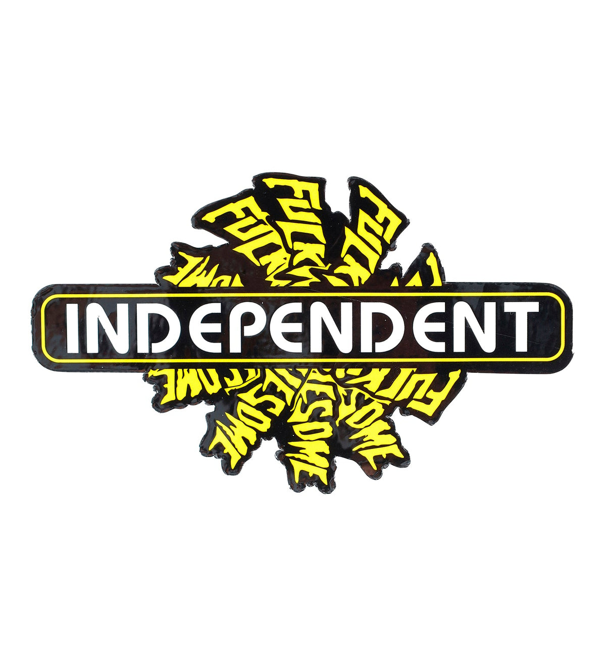 x Independent - Spiral Logo, Black/Yellow/White