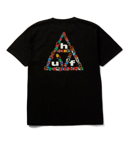 x Spitfire - Sticker Triple Triangle, Black