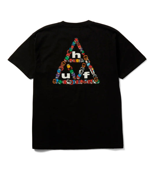 x Spitfire - Sticker Triple Triangle, Black