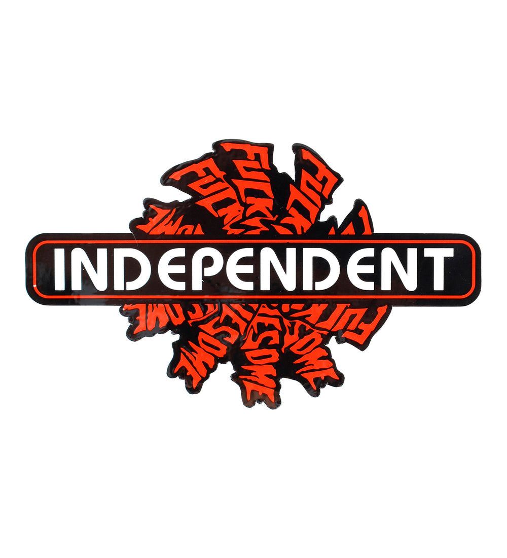 x Independent - Spiral Logo, Black/Red/White