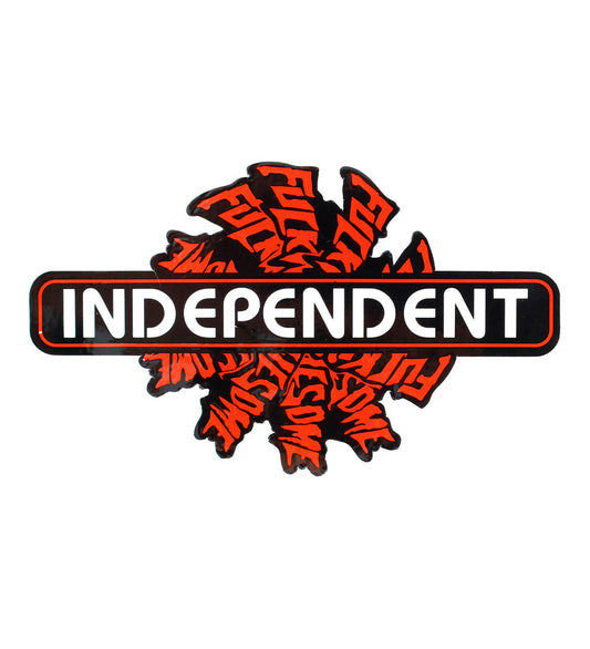 x Independent - Spiral Logo, Black/Red/White